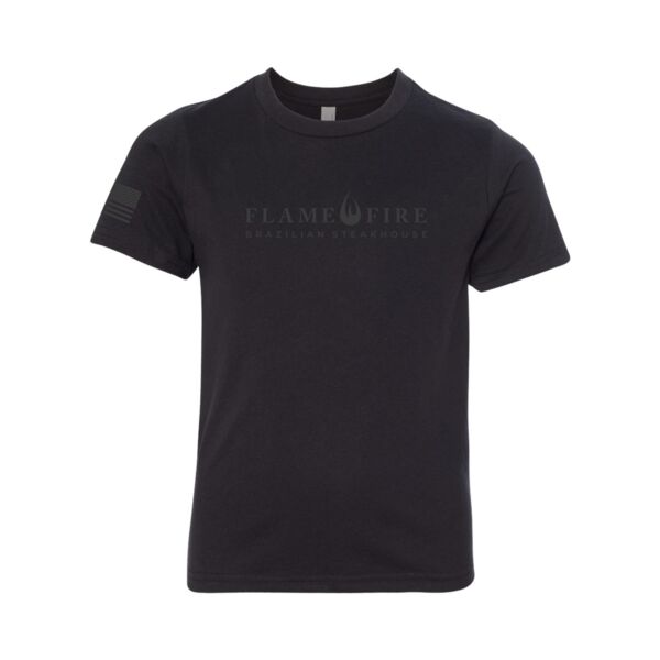 flame and fire_3312 youth black shirt Thumbnail