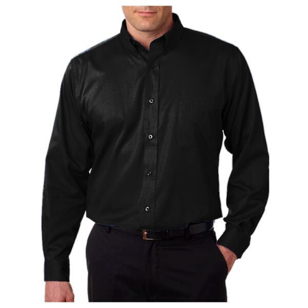 Men's Non-Iron Cotton Twill Woven Shirt Thumbnail