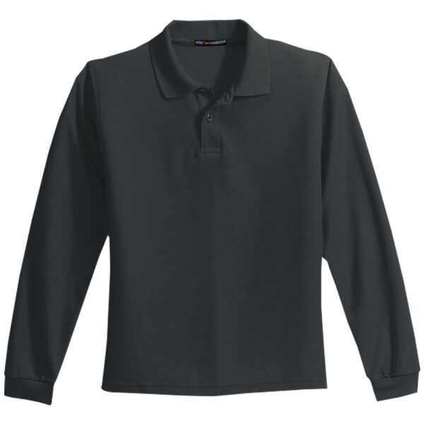 Youth Long Sleeve Silk Touch™ Polo Thumbnail