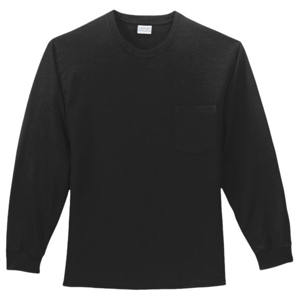 Long Sleeve Essential T Shirt with Pocket Thumbnail