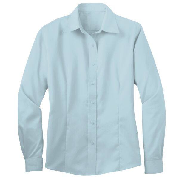 Ladies Long Sleeve Non Iron Twill Shirt Thumbnail