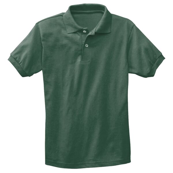 437Y Youth  5.6 oz., 50/50 Jersey Polo with SpotShield™ Thumbnail