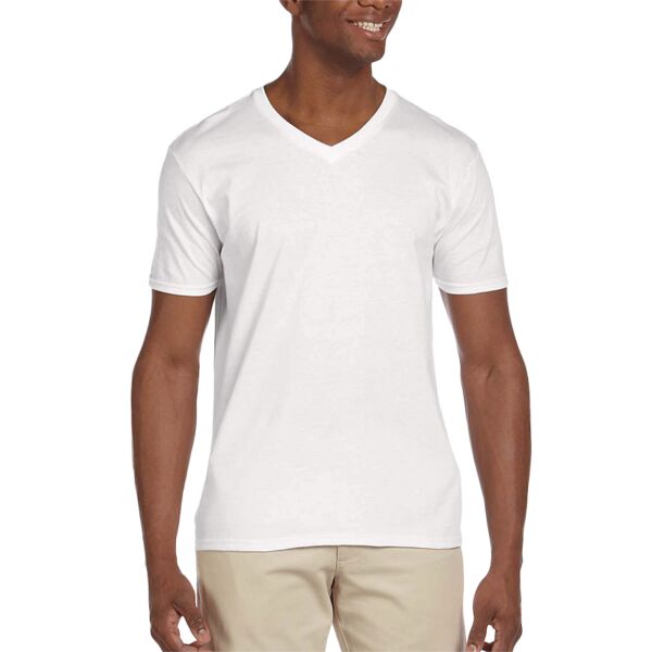 G64V 4.5 oz SoftStyle V-Neck T-Shirt Thumbnail