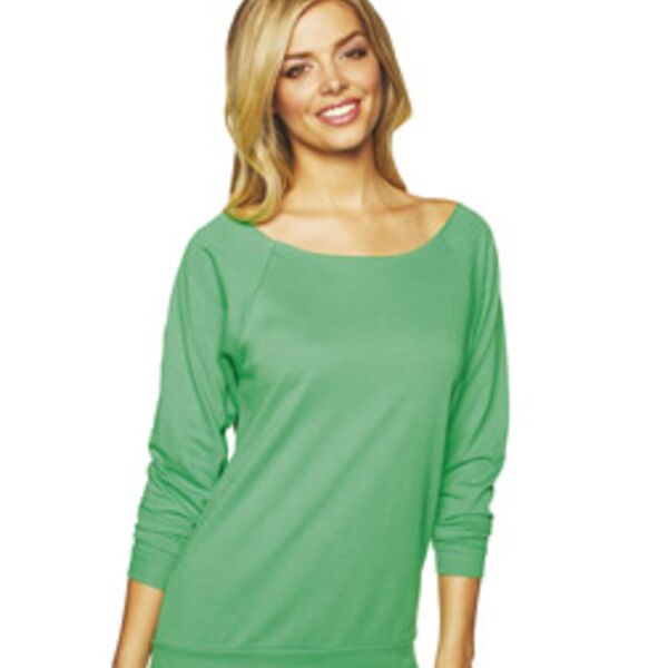 Next Level Terry Raw-Edge 3/4-Sleeve Raglan Thumbnail