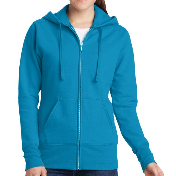 Ladies Classic Full Zip Hooded Sweatshirt Thumbnail