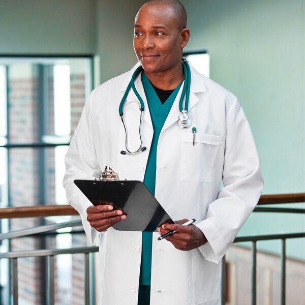 (KM) Meta Performance Nano-Care Lab Coat - Men's - 4 Pockets - 40" Thumbnail