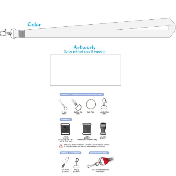 Custom Offset Printed Lanyards Thumbnail