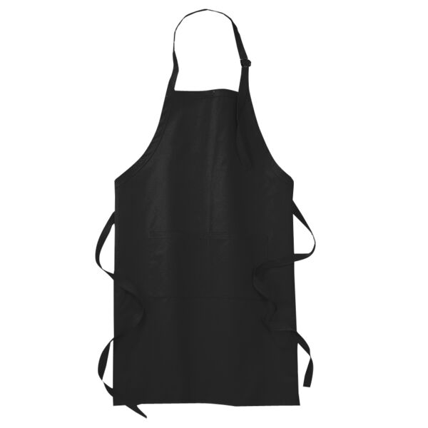 Adjustable Bib Apron with Three Pockets Thumbnail