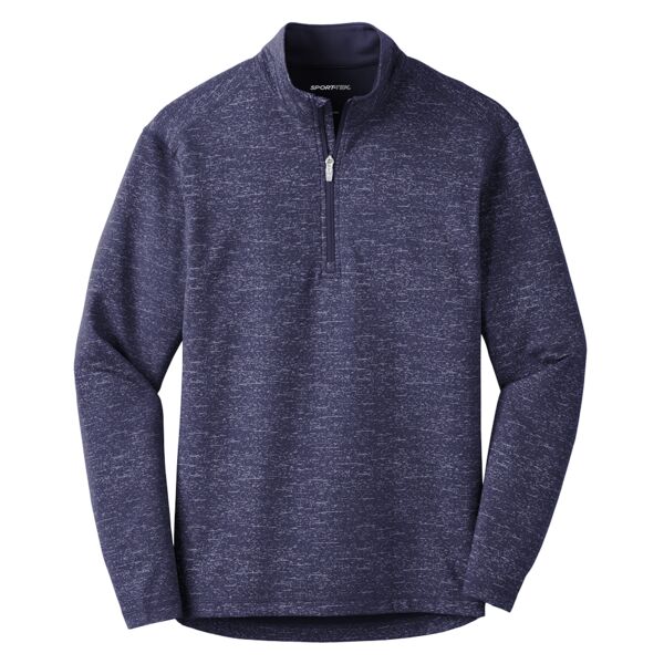 (KM) Sport Wick ® Stretch Reflective Heather 1/2 Zip Pullover Thumbnail
