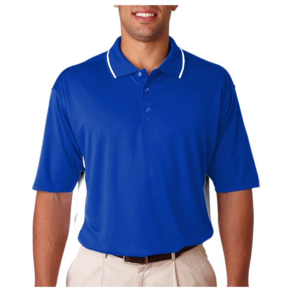 8406 Adult Cool & Dry Sport Two-Tone Mesh Performance Polo Thumbnail