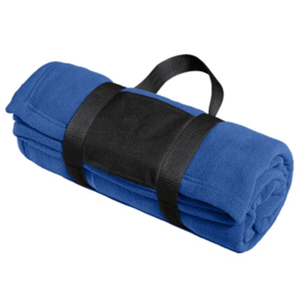 (OMNI) Fleece Blanket with Carrying Strap Thumbnail