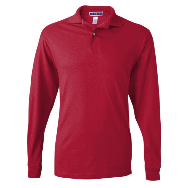 5.6 oz., 50/50 Long-Sleeve Jersey Polo with SpotShield™ Thumbnail