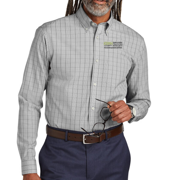    - Wrinkle Free Stretch Patterned Shirt 2 Thumbnail