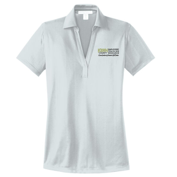    - Ladies Performance Fine Jacquard Polo 2 Thumbnail