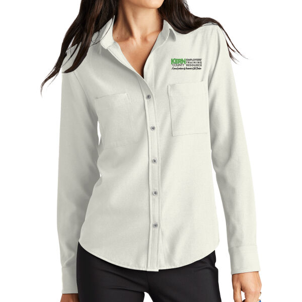 Kern County - Women's Stretch Crepe Long Sleeve Camp Thumbnail